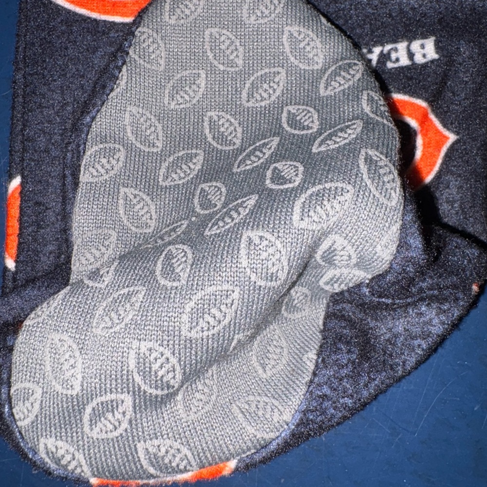 NFL Kids One Piece - Chicago Beats Navy and Orange 3-6 months - Picture 2 of 5